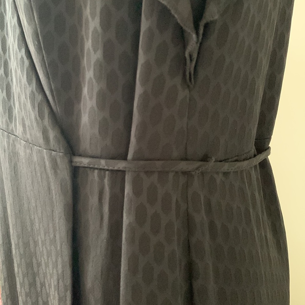 Jigsaw black midi wrap around dress - Picture 4 of 10
